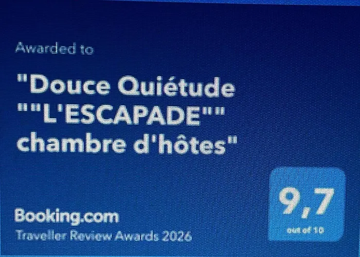 Douce Quiétude L'ESCAPADE chambre d'hôtes